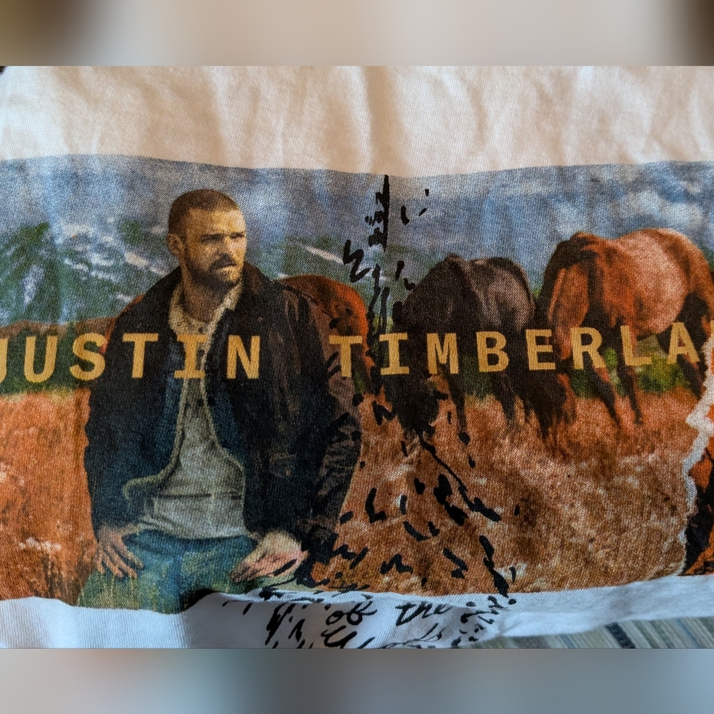 JUSTIN TIMBERLAKE, Man Of The Woods Tour Tank, Size M, Never Worn